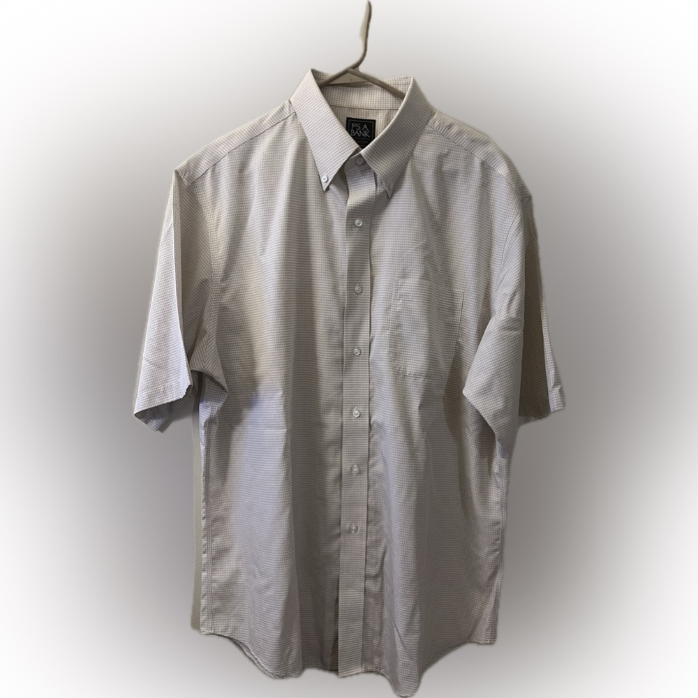 Jos. A. Bank Classic Checkered Casual Shirt A